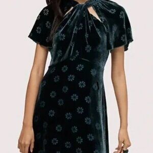 Kate Spade - Clover Velvet Dress Original New - Size 2